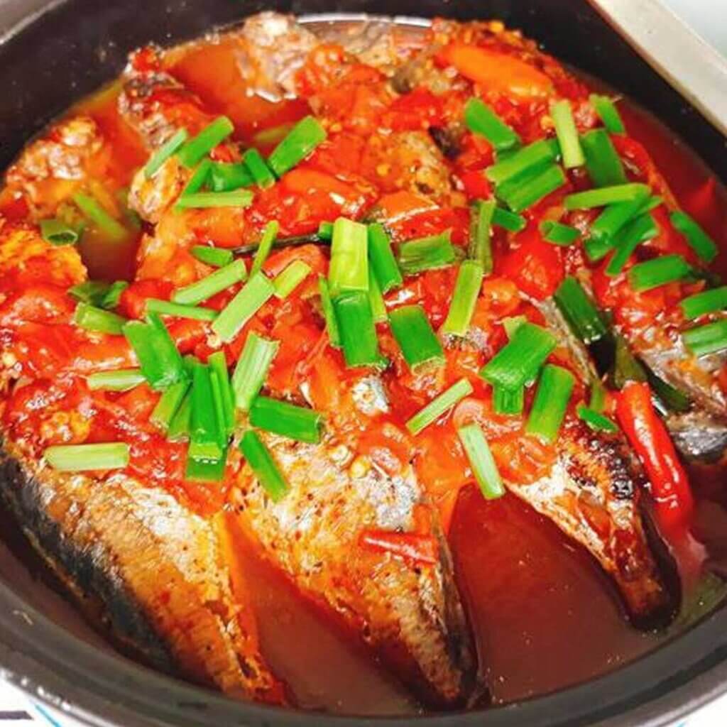 Cá nục gai kho sốt cà chua món ngon từ cá nục gai
