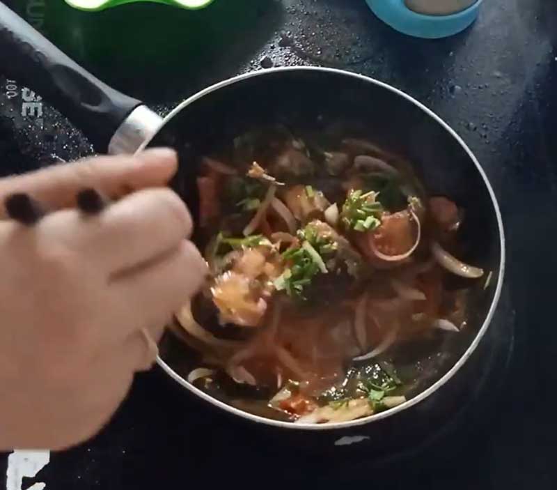 Xà cá nục sốt chua ngọt