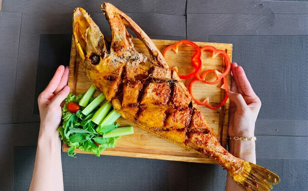 cá bò da nướng